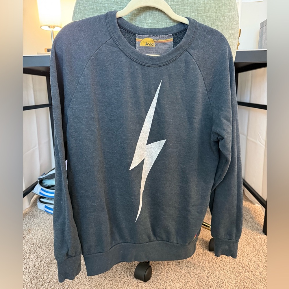 Bolt crew sweatshirt - Charcoal - M